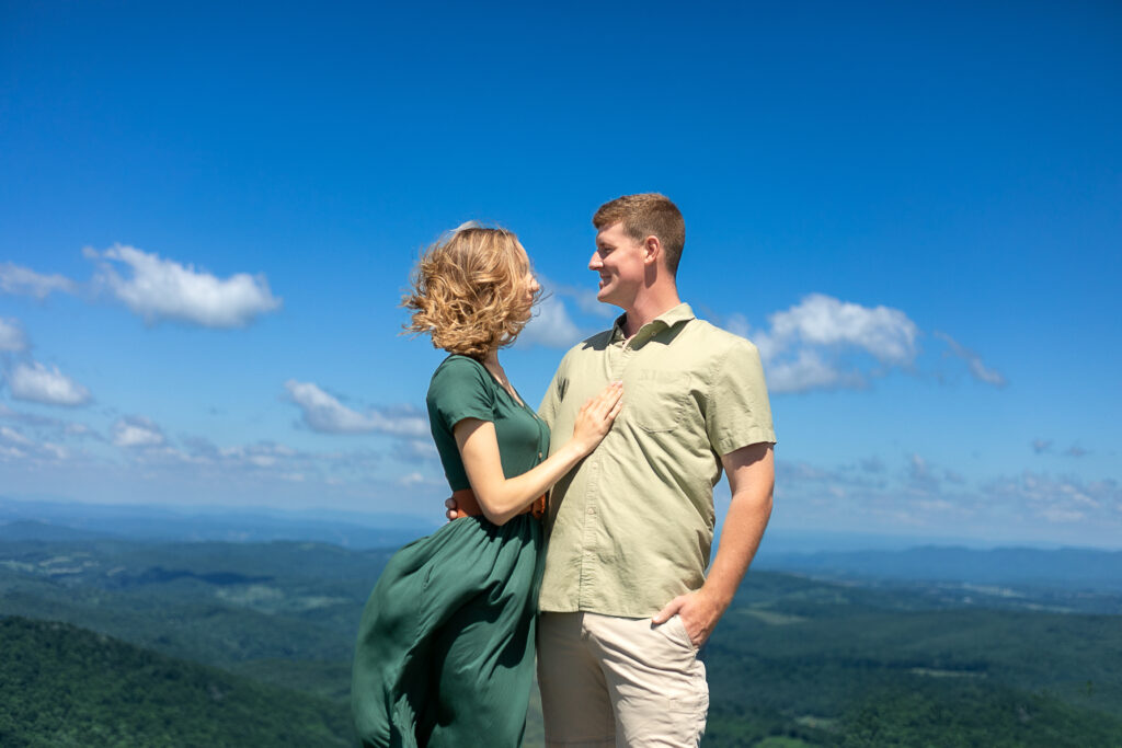Buffalo Mountain Adventure Engagement Session, Meadows of Dan, Va